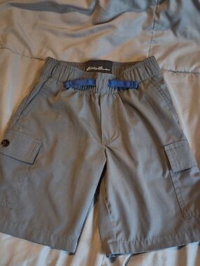 Eddie Bauer Charcoal Kids Drawstring Shorts